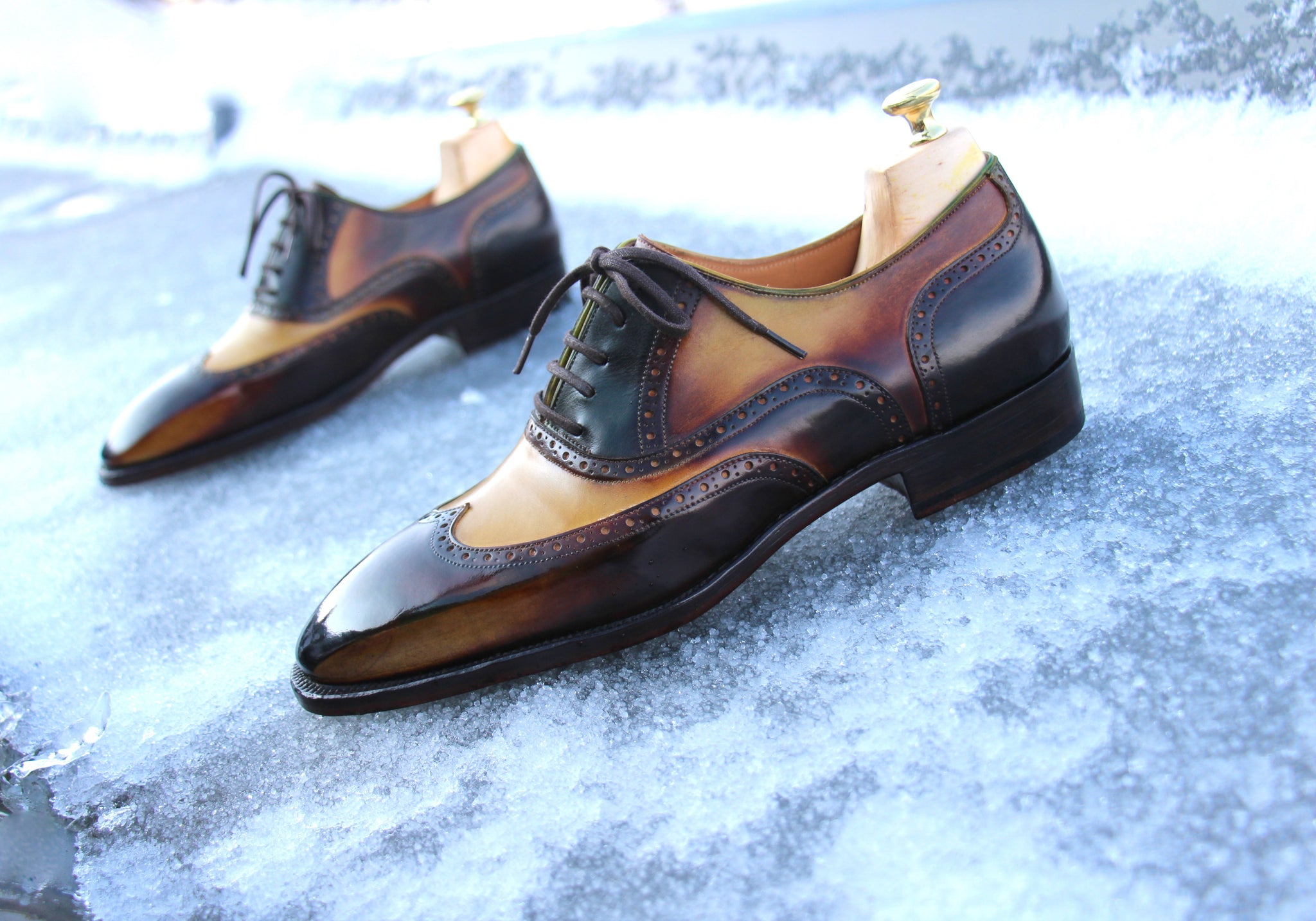 Lacour Bespoke Raptor Last Brogues Charleston
